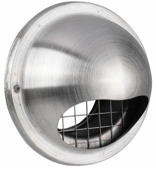 Starx buitenrooster bol model RVS Ø 100 mm, Doe-het-zelf en Verbouw, Hang- en Sluitwerk, Nieuw, Ophalen of Verzenden