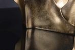 Handgemaakte vaas LIQUID 30cm goud metaal gehamerd design -, Huis en Inrichting, Woonaccessoires | Vazen, Ophalen of Verzenden