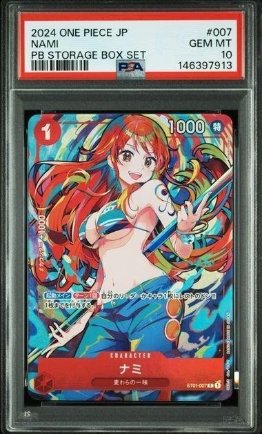 Bandai - 1 Graded card - One Piece - Nami ST01-007 - PSA 10, Hobby en Vrije tijd, Verzamelkaartspellen | Overige
