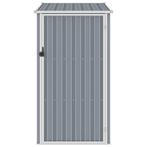 Tuinschuur 87x98x159 cm gegalvaniseerd staal grijs, Tuin en Terras, Tuinhuizen, Verzenden, Nieuw