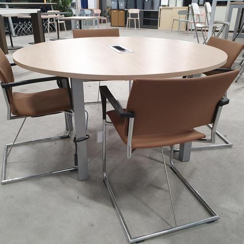 Vepa ronde tafel met inbouwconsole - Ø 120 cm, Zakelijke goederen, Kantoor en Winkelinrichting | Kantoormeubilair en Inrichting
