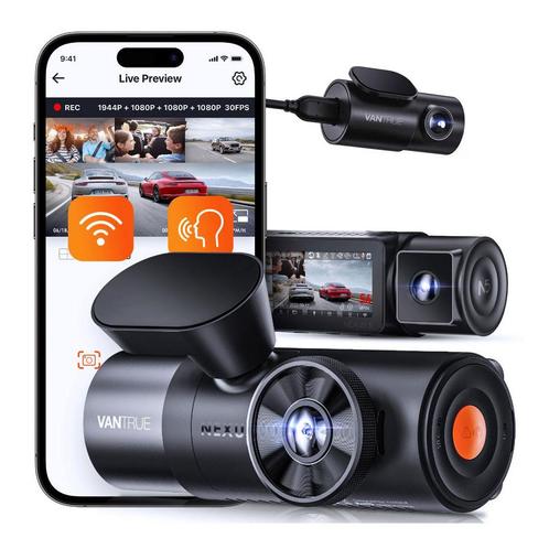 Vantrue N4 Pro Triple 3CH | 4K | Wifi | GPS dashcam, Auto diversen, Dashcams, Nieuw, Verzenden