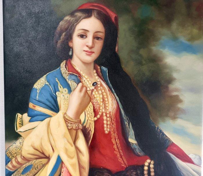 Scuola italiana (XX), da Franz Xaver Winterhalter - Ritratto, Antiek en Kunst, Kunst | Schilderijen | Klassiek