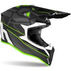 Crosshelm Airoh Wraap - Groen / Zwart - MEDIUM (57-58cm), Motoren, Kleding | Motorhelmen, Verzenden, Nieuw met kaartje, Offroadhelm