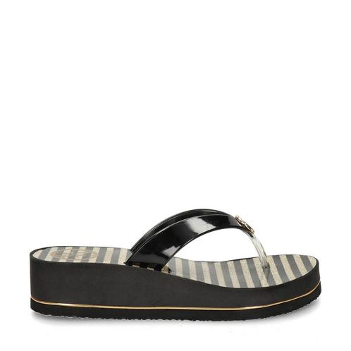 Guess Enzy Beach slippers, Kleding | Dames, Schoenen, Zwart, Nieuw, Slippers, Verzenden