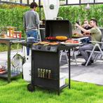 TRUUSK Gasgrill 7 KW Grillwagen Inkl 3 Branders Zijkoker Rol, Verzenden, Nieuw, TRUUSK