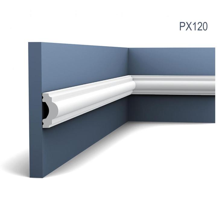 Origineel Orac Decor PX120 AXXENT Wandlijst Lijstwerk 2 m, Doe-het-zelf en Verbouw, Plinten en Afwerking, Nieuw, Verzenden