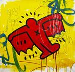 Freda People (1988-1990) - Super Rare Haring Street Art, Antiek en Kunst