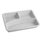 Bord porselein rechthoekig 3 vakken 23x17,5x3,5(h)cm Thermo, Verzenden, Nieuw in verpakking