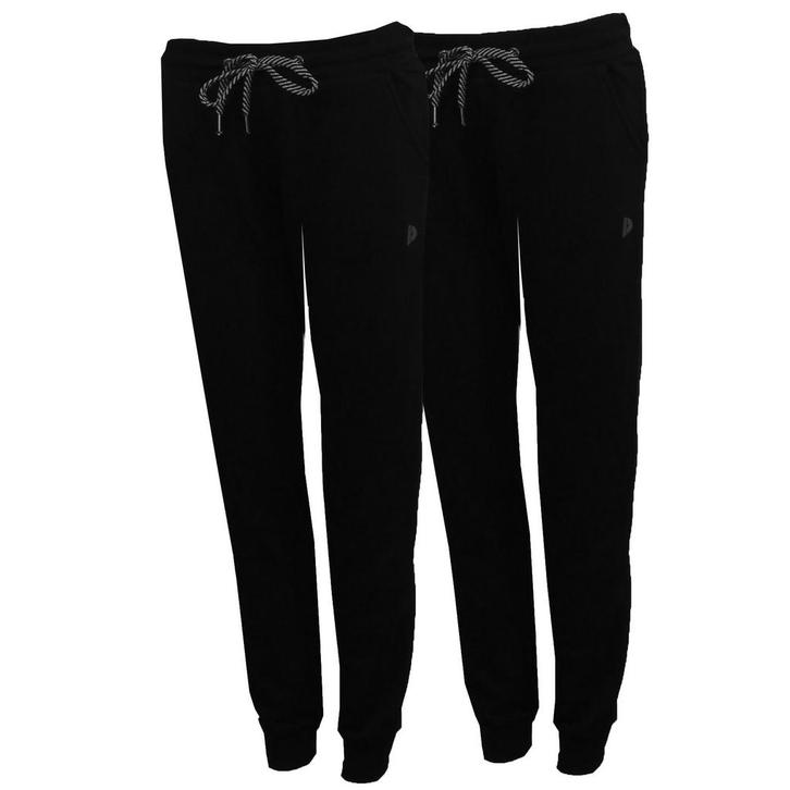 Donnay Donnay Dames - 2-Pack - Joggingbroek Carolyn - Zwart, Kleding | Dames, Broeken en Pantalons, Nieuw, Verzenden