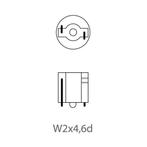 ProPlus Autolamp - 12V - 1.2W - T5 fitting - Wit licht, Auto-onderdelen, Ophalen of Verzenden, Nieuw
