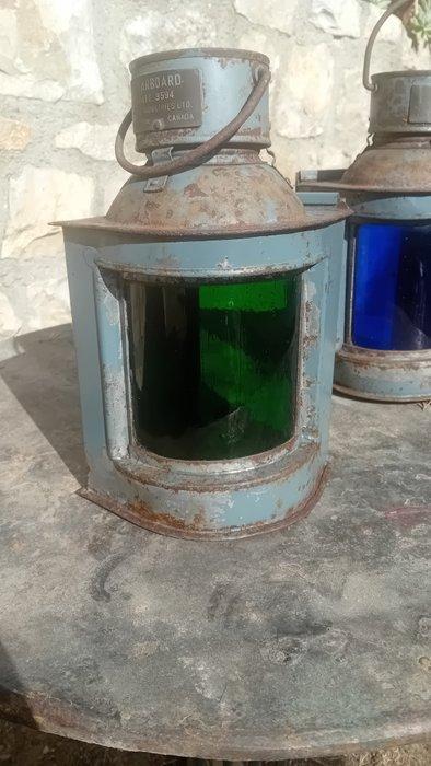 Navigation lamp (2) - Staal, Antiek en Kunst, Curiosa en Brocante