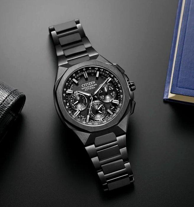 Citizen - Collezione Attesa Spaceship F950 Satellite Wave, Sieraden, Tassen en Uiterlijk, Horloges | Heren