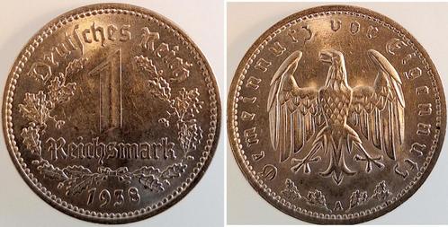 Duitsland 1 Reichsmark 1938 A prfr! J 354, Postzegels en Munten, Munten | Europa | Niet-Euromunten, Verzenden