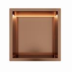 Copper RVS Inbouwnis 30x30x10cm met RGB verlichting, Verzenden, Nieuw