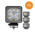 10 Stuks Voordeel 27W LED Werklamp Vierkant BUDGET, Ophalen of Verzenden, Nieuw