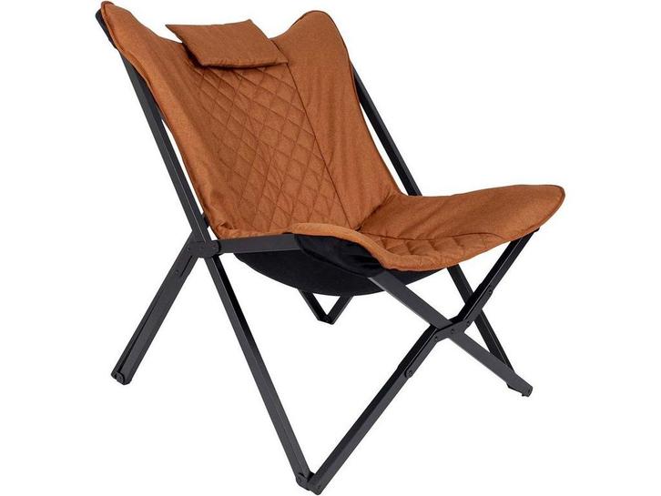 Bo-Camp Molfat - Relaxstoel - Gepolsterd Cationic - Klei, Huis en Inrichting, Woonaccessoires | Overige, Zo goed als nieuw, Verzenden