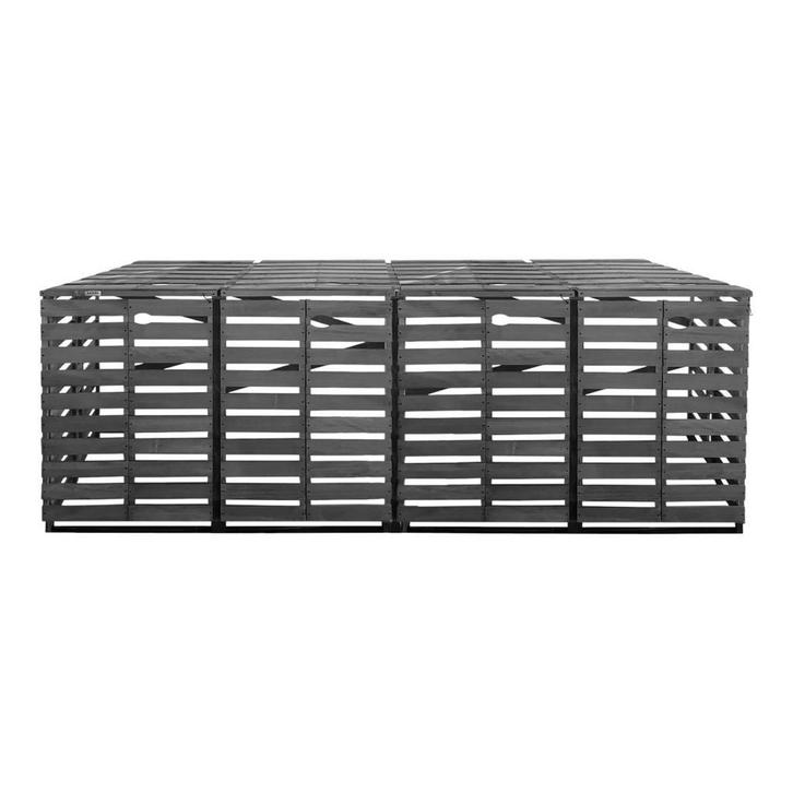 4x Containerombouw | Kliko ombouw | Containerberging | Grijs, Tuin en Terras, Bergingen en Tuinkasten, Nieuw, Hout, Containerberging