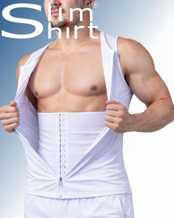 Body Shaper Zipper – Corrigerend Vest voor Mannen met, Kleding | Heren, Ondergoed