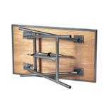 Inklapbare werkbank 120 cm met houten werkblad - grijs, Ophalen of Verzenden, Nieuw