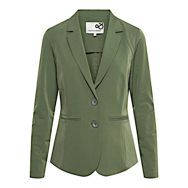 -30% &Co Woman  &Co Woman Blazer phileine travel olive  maat, Kleding | Dames, Jasjes, Kostuums en Pakken, Groen, Nieuw, Verzenden
