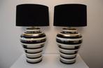 Tafellamp (2) - Set van zware XXL moderne vaaslampen -