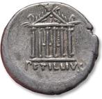 Romeinse Republiek. Petillius Capitolinus, 43 v.Chr.., Postzegels en Munten, Munten | Europa | Niet-Euromunten
