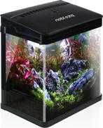 Aquarium Kit - 23x16x27.5 cm - 7L - Zwart - Nobleza, Dieren en Toebehoren, Vissen | Aquaria en Toebehoren, Verzenden, Zo goed als nieuw