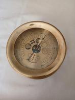 scheepsbarometer - Messing - barometer thermometer van, Antiek en Kunst