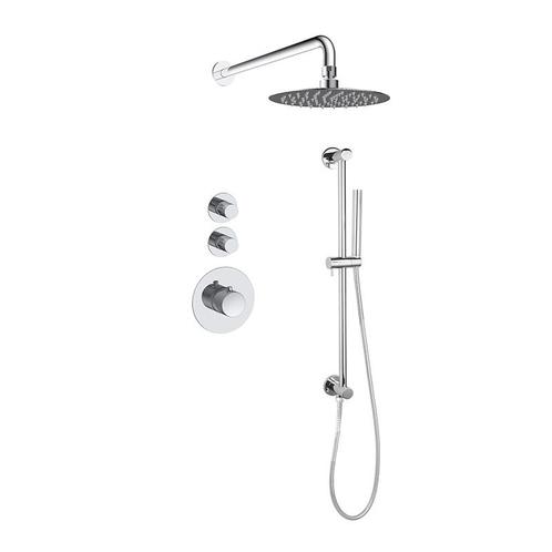 Sani Royal Pro Inbouw Regendouche Chroom Messing Glijstang, Doe-het-zelf en Verbouw, Sanitair
