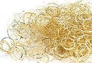 Lametta curly engelenhaar grootverp 200 gram. goud s, Hobby en Vrije tijd, Knutselen, Nieuw, Ophalen of Verzenden
