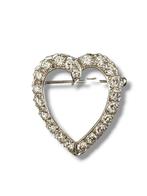 Broche - 18 karaat Witgoud, Antieke 18K gouden en diamanten