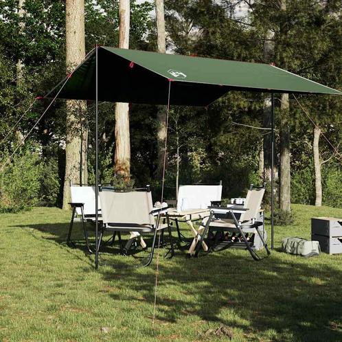 vidaXL Kampeerluifel waterdicht 300x294 cm groen, Caravans en Kamperen, Tenten, Nieuw, tot en met 2, Verzenden
