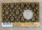 Nederland. 1910 / Historische coincard zilveren ½ Gulden