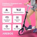 Arebos Cityroller groene scooter in hoogte verstelbaar | ink, Verzenden, Nieuw