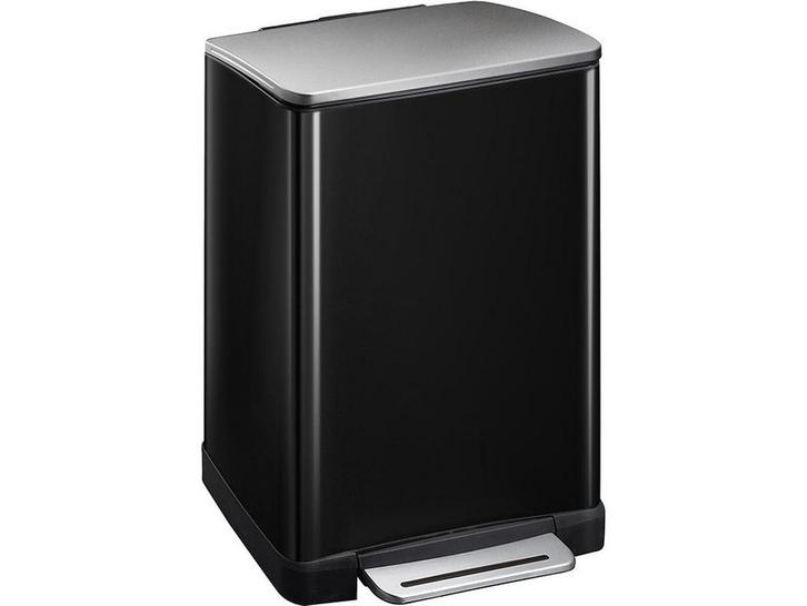 EKO E-Cube - Pedaalemmer 40 liter - Soft-close - Zwart, Huis en Inrichting, Woonaccessoires | Overige, Zo goed als nieuw, Verzenden
