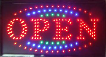 OPEN LED bord lamp verlichting lichtbak reclamebord #C11 beschikbaar voor biedingen