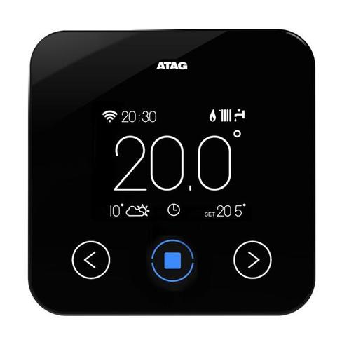 ATAG One Zone slimme thermostaat zwart, Doe-het-zelf en Verbouw, Thermostaten, Verzenden
