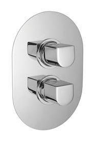 Huber Icon Inbouw thermostaatkraan douche chroom 889.05H.CR, Doe-het-zelf en Verbouw, Sanitair, Kraan, Nieuw, Chroom, Ophalen of Verzenden