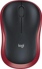 Logitech M185 - Draadloze Muis - Rood, Computers en Software, Muizen, Nieuw, Verzenden