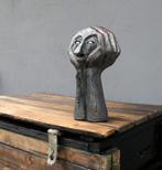 Adela Marchewka - sculptuur, Czarna maska w doniach - 24 cm