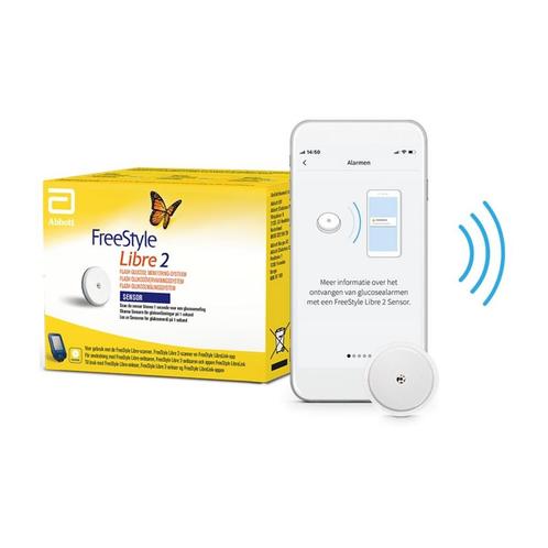 FreeStyle Libre 2 Sensor – Glucose meten zonder prikken, Diversen, Verpleegmiddelen, Nieuw, Ophalen of Verzenden