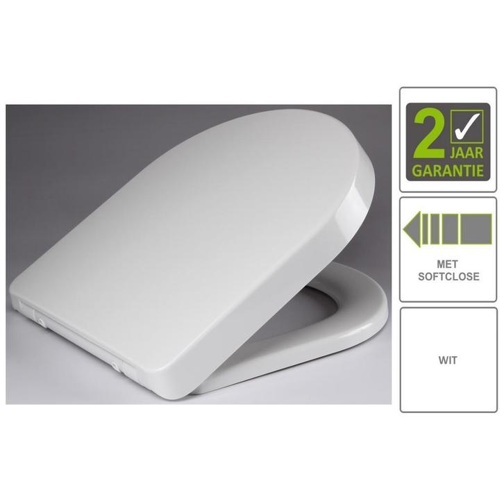 BWS Closetzitting DeeLine QuickRelease Softclose Met Deksel, Doe-het-zelf en Verbouw, Sanitair, Overige typen, Nieuw, Ophalen of Verzenden