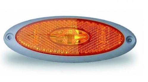 Jokon Zijmarkering LED SMLR2010 Ovaal Opbouw Oranje-Grijs, Caravans en Kamperen, Kampeeraccessoires, Nieuw