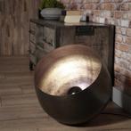 *WOONWINKEL* Tafellamp Basket Zwart Nikkel Large, Verzenden, Nieuw