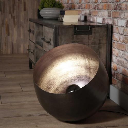 *WOONWINKEL* Tafellamp Basket Zwart Nikkel Large, Huis en Inrichting, Lampen | Tafellampen, Nieuw, Verzenden