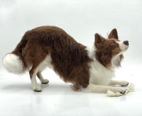 Naaldvilt-pakket bordercollie, Hobby en Vrije tijd, Vilt, Overige typen, Nieuw, Wolvilt, Ophalen of Verzenden