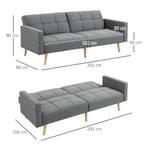 TRUUSK 2 In 1 Slaapbank 205 X 88 Cm Sofa Met Bedfunctie, Ban, Huis en Inrichting, Banken | Bankstellen, Verzenden, Nieuw