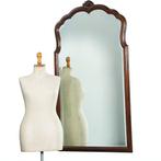 Enorme grote Soester schouwspiegel facet geslepen in mahonie, Ophalen of Verzenden