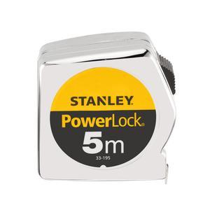 Stanley - Rolmaat Powerlock 5m - 25mm, Doe-het-zelf en Verbouw, Gereedschap | Handgereedschap, Nieuw, Ophalen of Verzenden